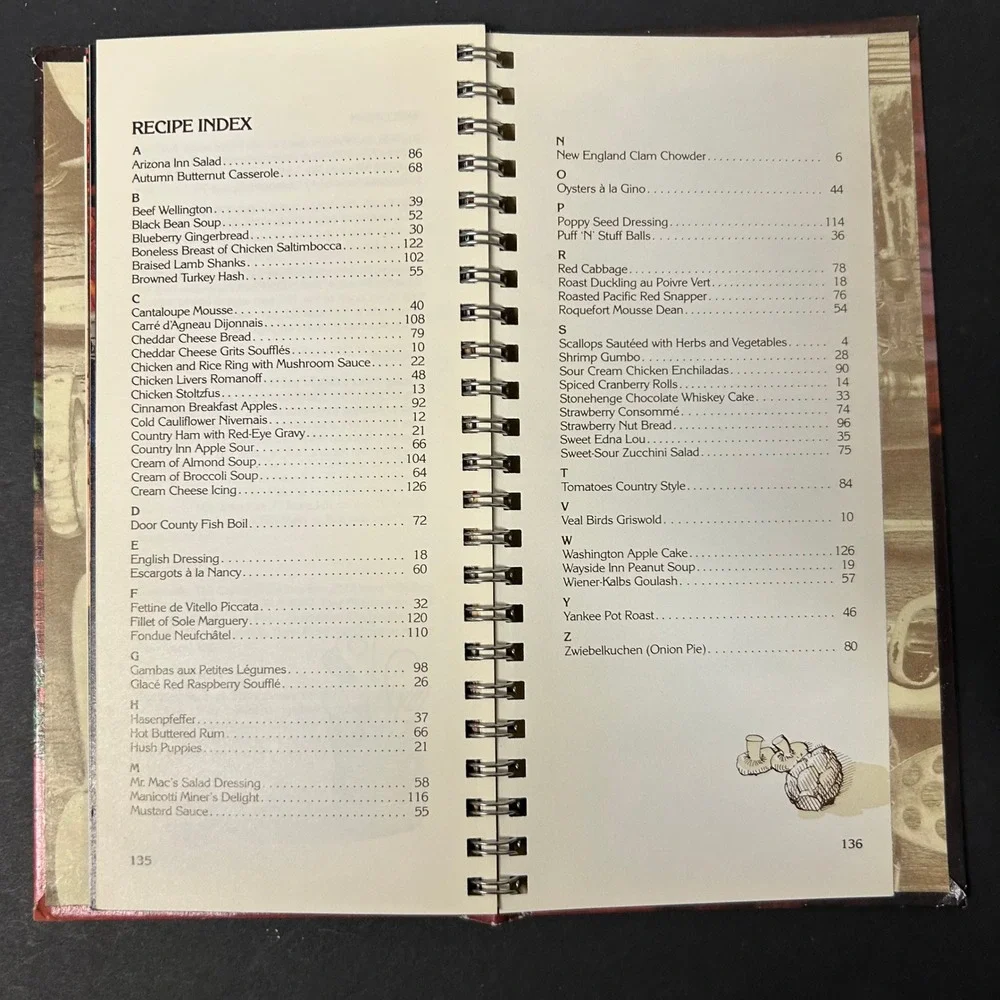 Vintage 1981 Benson &‎ Hedges Recipes from Great American Inns Book